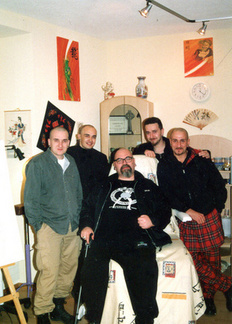 Anée 2000 au studio avec mon frère et c'est amis pierceurs.